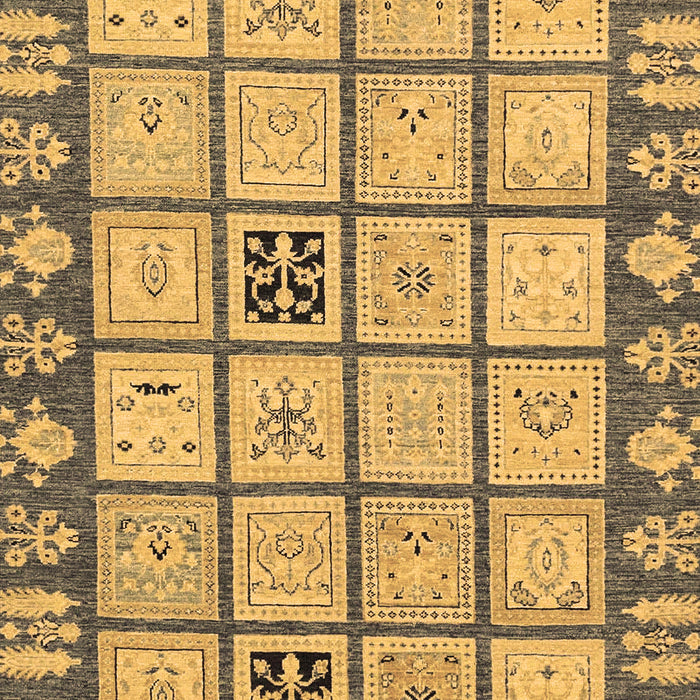 Machine Washable Abstract Brown Modern Rug, wshabs2866brn