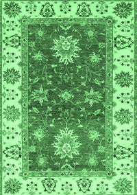 Oriental Emerald Green Traditional Rug, abs2867emgrn