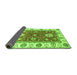 Sideview of Oriental Green Traditional Rug, abs2867grn