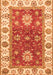 Oriental Orange Traditional Rug, abs2867org