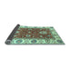 Sideview of Oriental Light Blue Traditional Rug, abs2867lblu