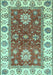 Oriental Light Blue Traditional Rug, abs2867lblu