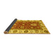 Sideview of Oriental Yellow Traditional Rug, abs2867yw