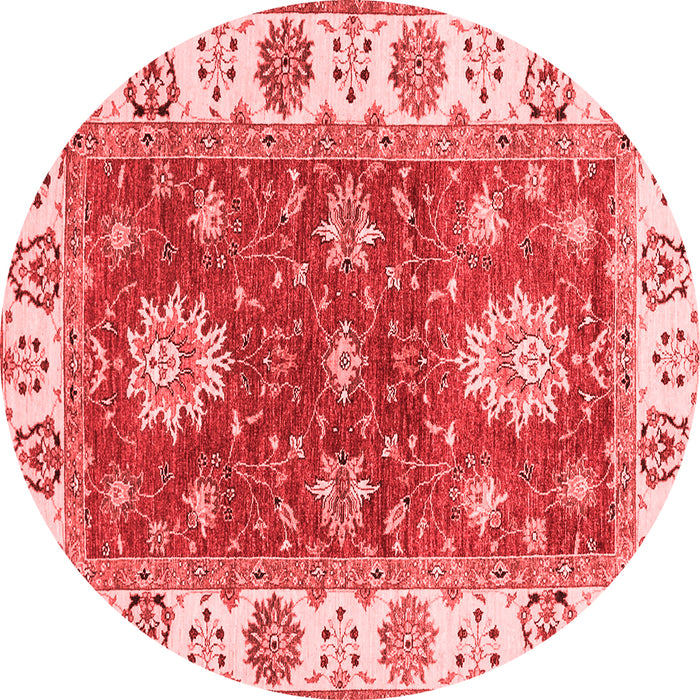 Machine Washable Oriental Red Traditional Rug, wshabs2867red