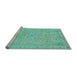 Sideview of Machine Washable Abstract Light Blue Modern Rug, wshabs2868lblu