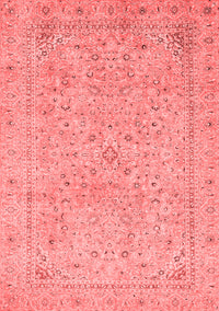 Abstract Red Modern Rug, abs2868red