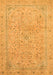 Abstract Orange Modern Rug, abs2868org