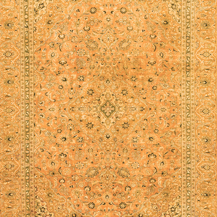 Machine Washable Abstract Orange Modern Area Rugs, wshabs2868org