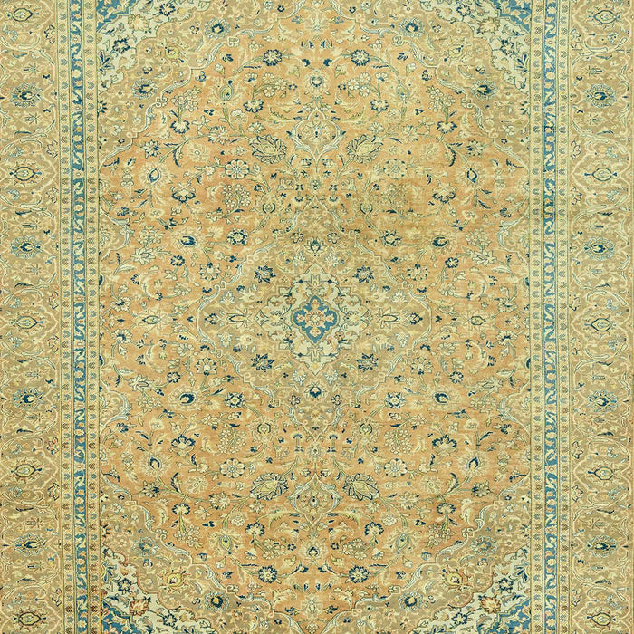 Machine Washable Abstract Chrome Gold Yellow Rug, wshabs2868