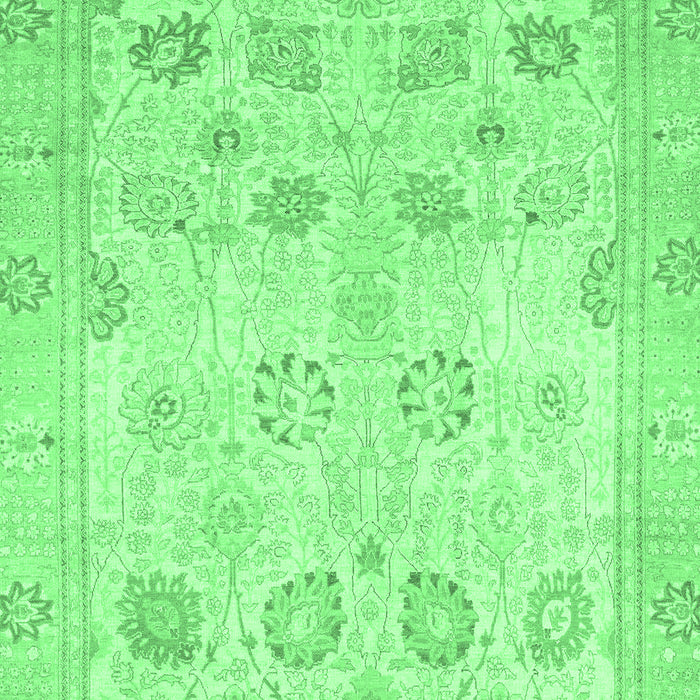 Oriental Emerald Green Traditional Rug, abs2869emgrn