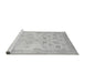 Sideview of Machine Washable Oriental Gray Traditional Rug, wshabs2869gry