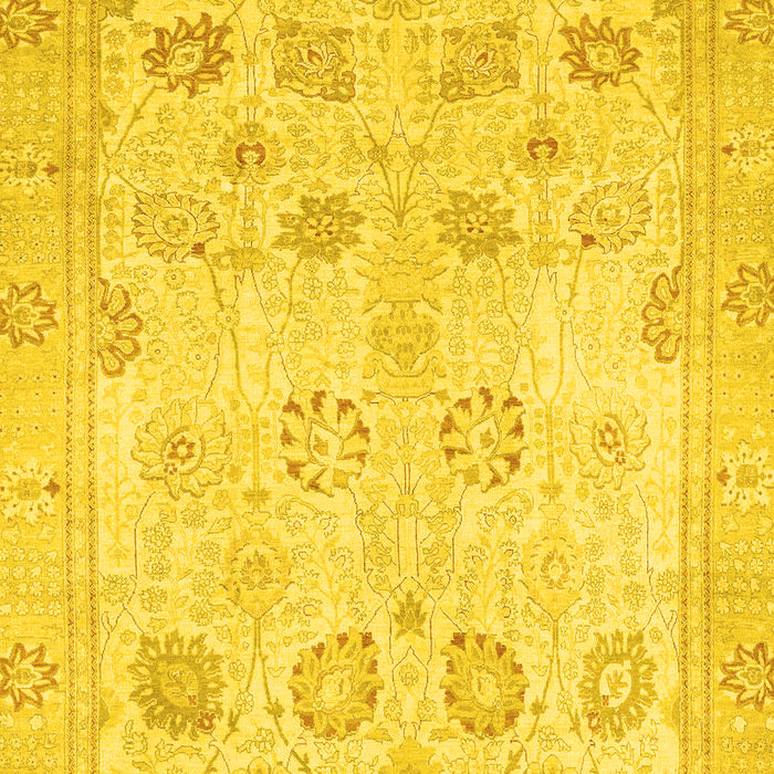 Oriental Yellow Traditional Rug, abs2869yw
