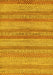 Oriental Yellow Modern Rug, abs286yw