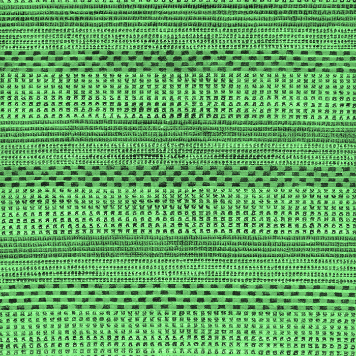 Machine Washable Oriental Emerald Green Modern Area Rugs, wshabs286emgrn