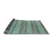 Sideview of Oriental Light Blue Modern Rug, abs286lblu