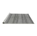 Sideview of Machine Washable Oriental Gray Modern Rug, wshabs286gry