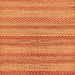 Square Oriental Orange Modern Rug, abs286org