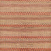 Square Abstract Red Oriental Rug, abs286