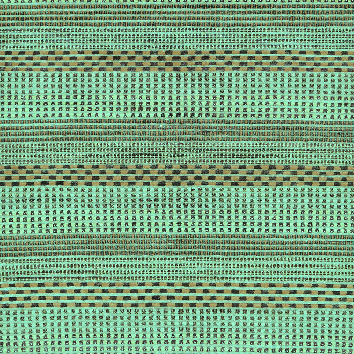 Machine Washable Oriental Turquoise Modern Area Rugs, wshabs286turq