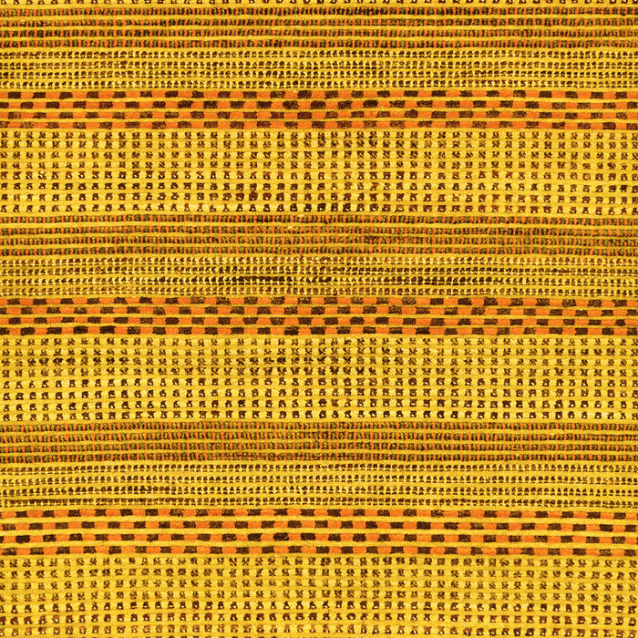 Machine Washable Oriental Yellow Modern Rug, wshabs286yw