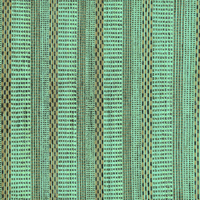 Square Oriental Turquoise Modern Rug, abs286turq