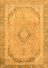 Abstract Orange Modern Rug, abs2870org