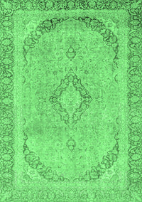 Abstract Emerald Green Modern Rug, abs2870emgrn