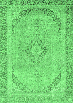 Abstract Emerald Green Modern Rug, abs2870emgrn