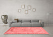 Modern Red Washable Rugs