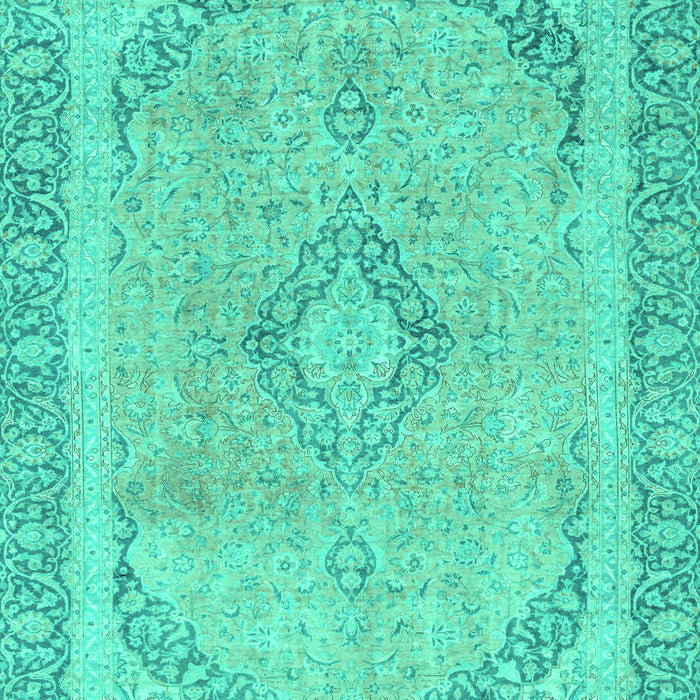 Machine Washable Abstract Turquoise Modern Area Rugs, wshabs2870turq