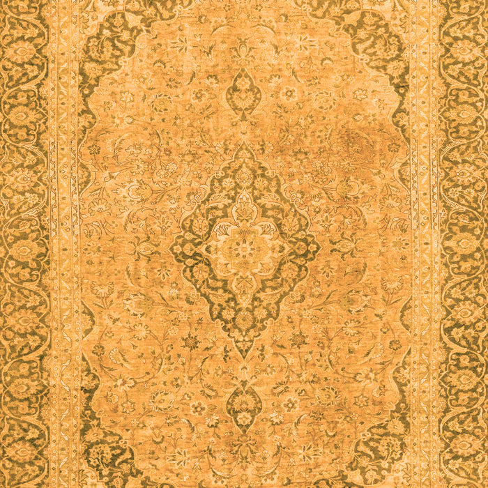 Machine Washable Abstract Orange Modern Area Rugs, wshabs2870org