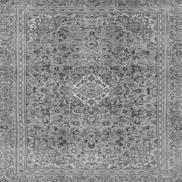 Square Machine Washable Abstract Gray Modern Rug, wshabs2871gry