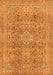 Abstract Orange Modern Rug, abs2871org