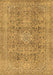 Machine Washable Abstract Brown Modern Rug, wshabs2871brn