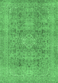 Abstract Emerald Green Modern Rug, abs2871emgrn