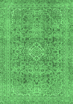 Abstract Emerald Green Modern Rug, abs2871emgrn
