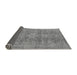 Sideview of Abstract Gray Modern Rug, abs2871gry