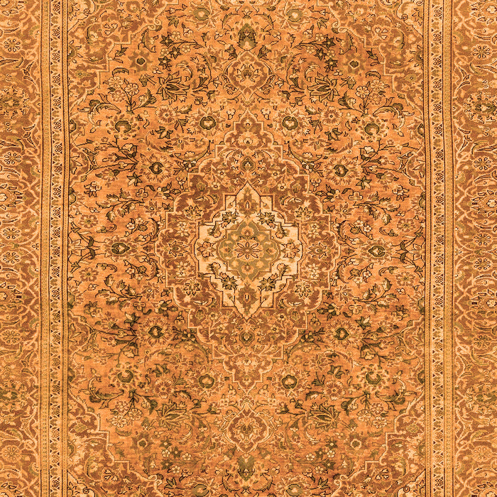 Machine Washable Abstract Orange Modern Area Rugs, wshabs2871org