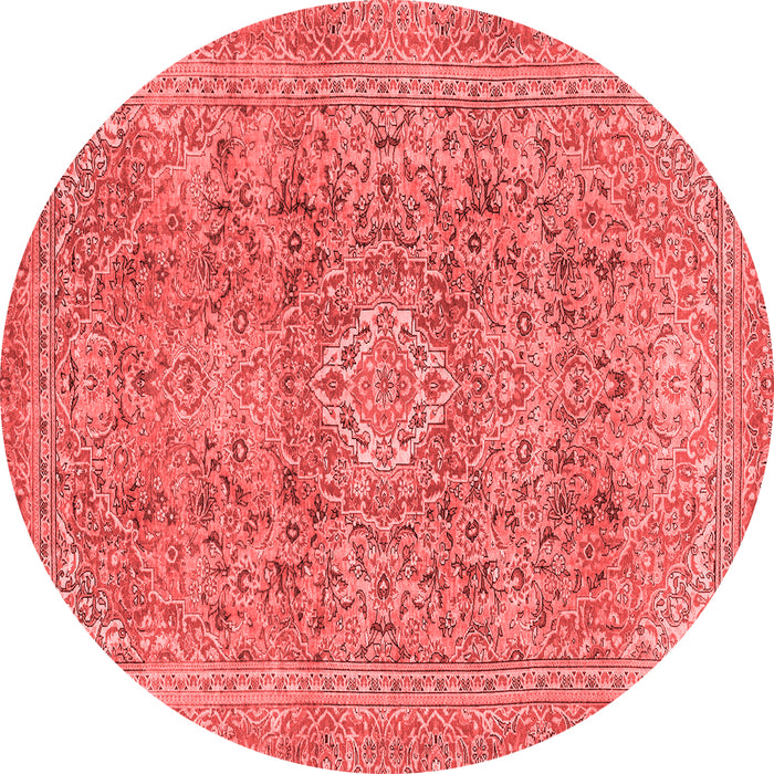 Abstract Red Modern Rug, abs2871red