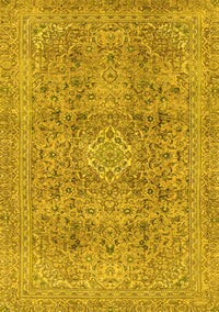 Abstract Yellow Modern Rug, abs2871yw