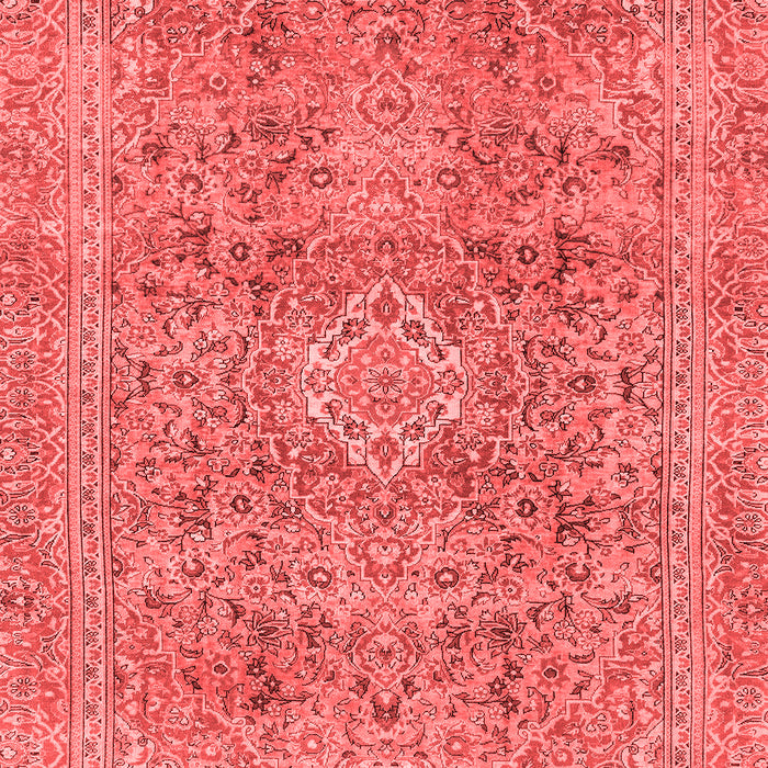Abstract Red Modern Area Rugs