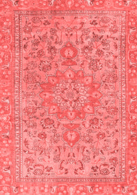 Abstract Red Modern Rug, abs2872red