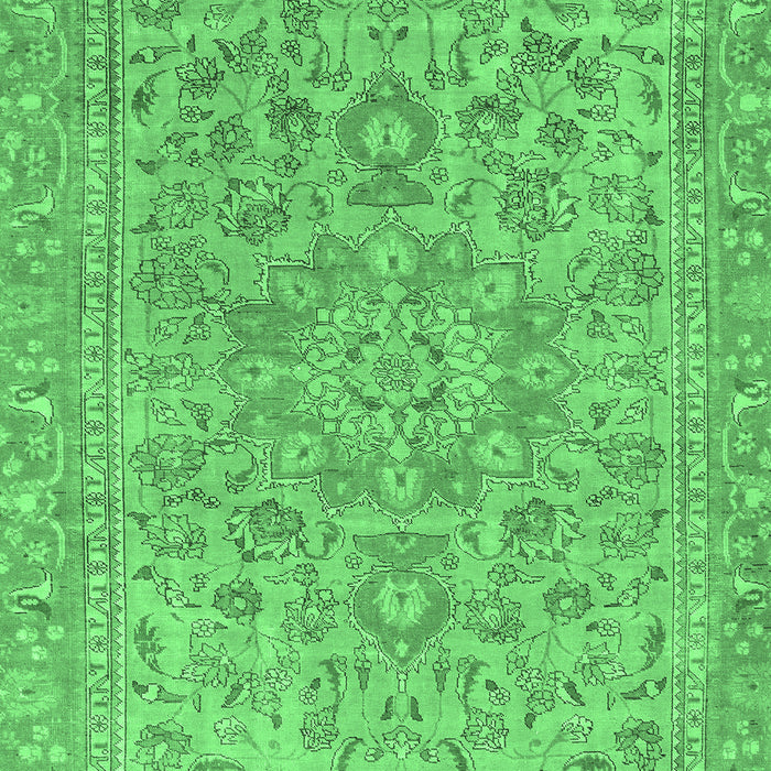 Abstract Emerald Green Modern Rug, abs2872emgrn
