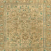 Square Abstract Metallic Gold Modern Rug, abs2872