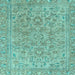 Square Machine Washable Abstract Light Blue Modern Rug, wshabs2872lblu