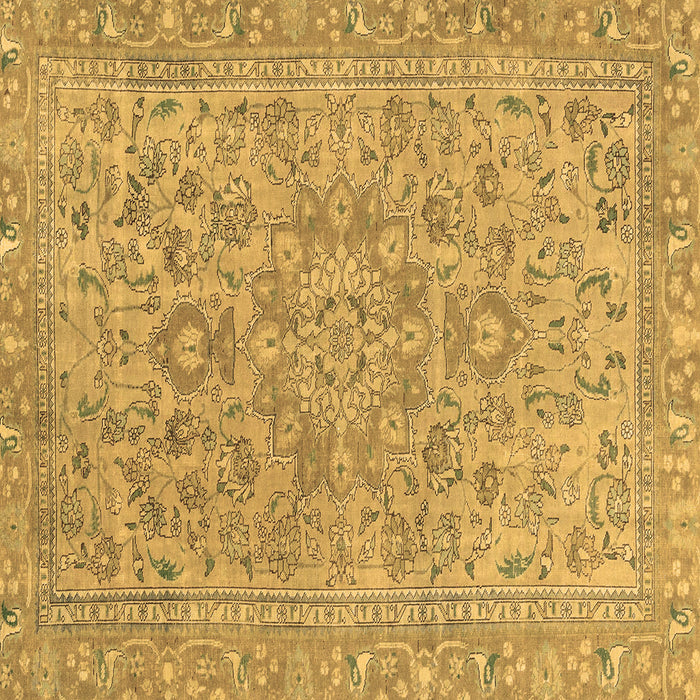 Square Abstract Brown Modern Rug, abs2872brn