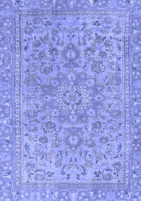 Abstract Blue Modern Rug, abs2872blu