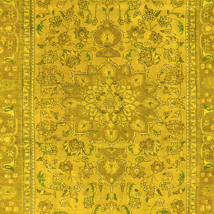 Abstract Yellow Modern Rug, abs2872yw