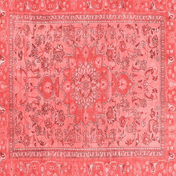 Abstract Red Modern Rug, abs2872red