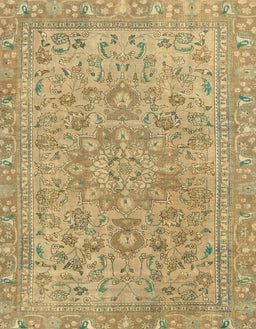 Machine Washable Abstract Metallic Gold Rug, wshabs2872